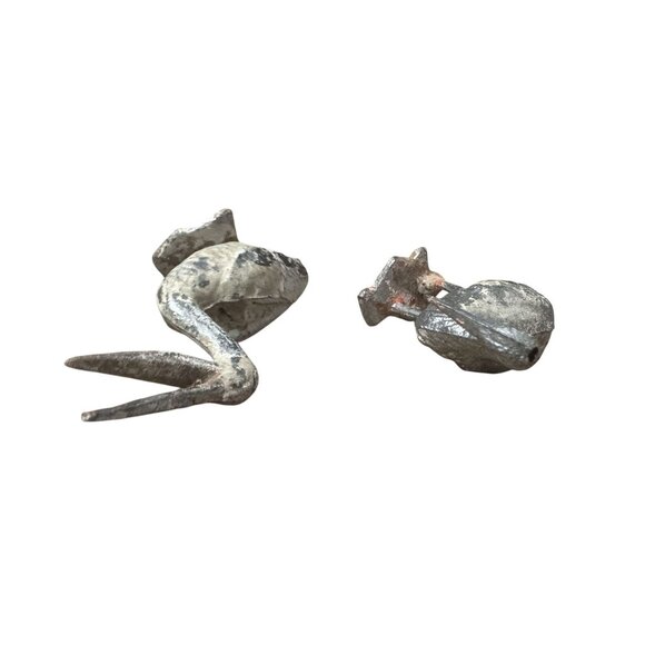 Vintage Lead Figures 2 Birds Storks 1950s Vintage Lead Toys 1.75" Tall - Picture 7 of 7